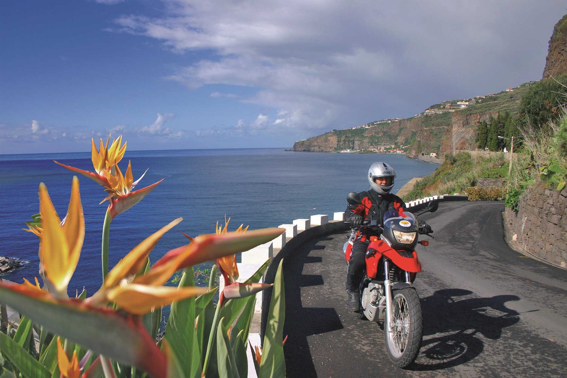 Motorrad fahren auf Madeira